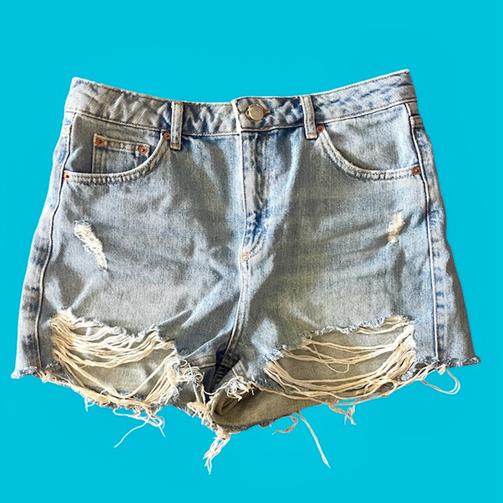 TopShop Mom Jean shorts